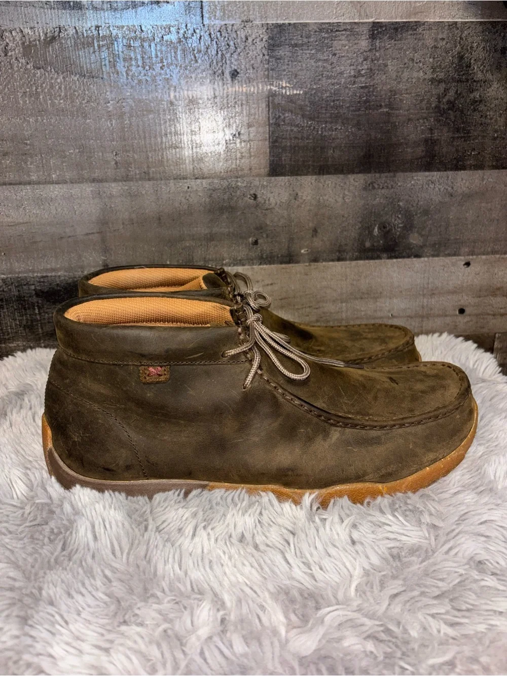 Twisted X Men's Chukka Driving Mocs Mdm0095 Brown 13W